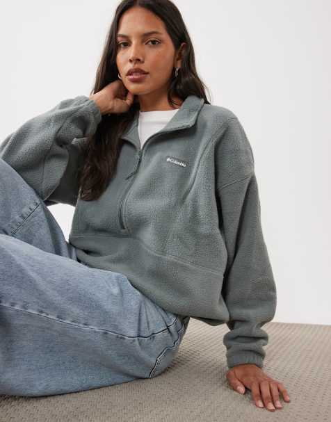 Columbia Timber Meadow fleece met halve rits in sage - view 1