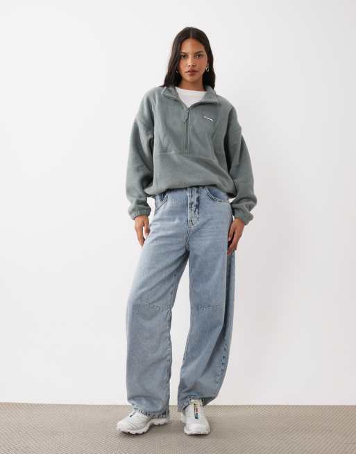 Columbia Timber Meadow fleece met halve rits in sage, 2 van 4