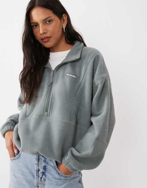 Columbia Timber Meadow fleece met halve rits in sage, 3 van 4