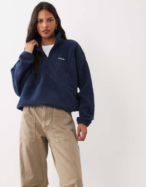 Columbia Timber Meadow half zip fleece in navy - view 1