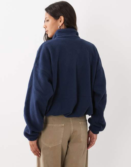Columbia Timber Meadow half zip fleece in navy, 4 of 4