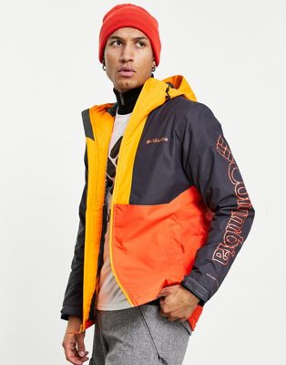 Columbia Timberturner ski jacket in red/orange