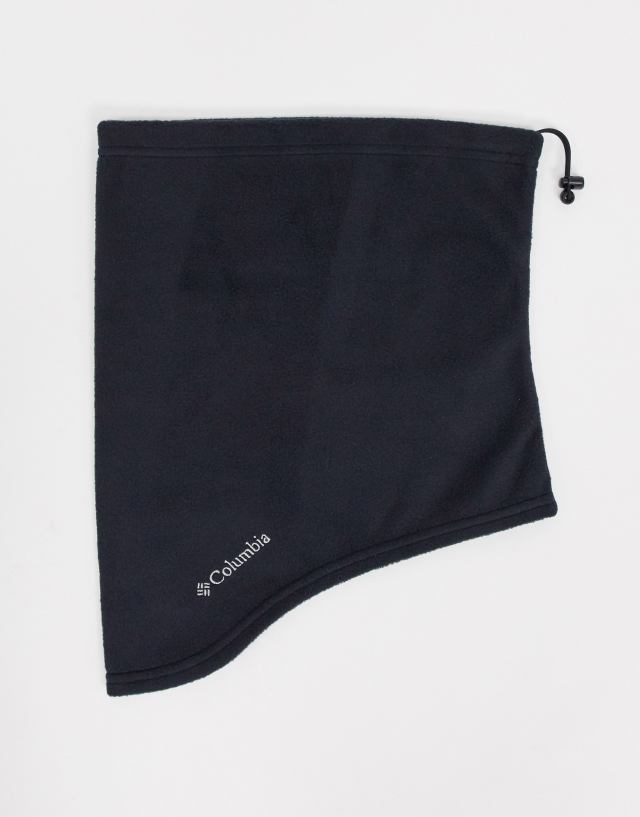 Columbia Trail Shaker fleece neck gaiter in black