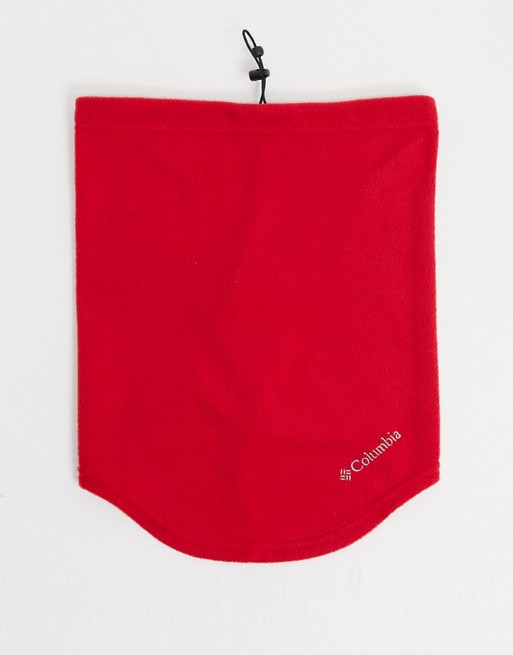 Columbia Trail Shaker neck gaiter in red