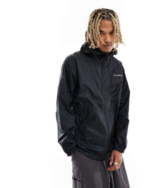  Columbia Trail Traveler windbreaker in black