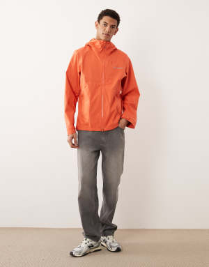 Columbia Trailborne 2.5L shell jacket in orange