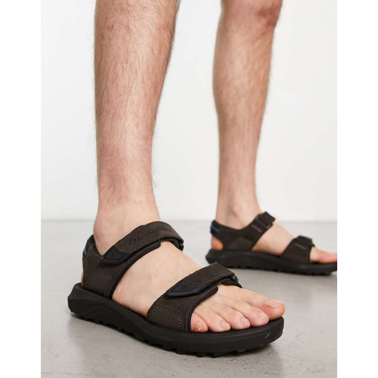 Columbia trailstorm hiker 2 strap sandals in black ASOS