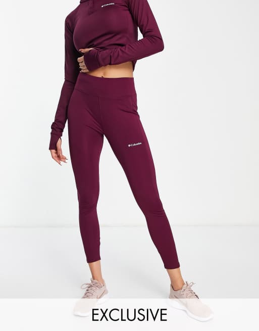 Columbia - Training CSC Sculpt - Leggings bordeaux - In esclusiva su ASOS 