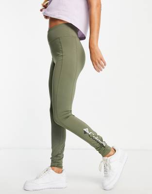 nike khaki leggings womens