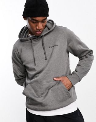 Columbia Trek back print hoodie in grey