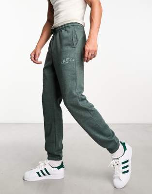 Columbia Trek fleece joggers in spruce green