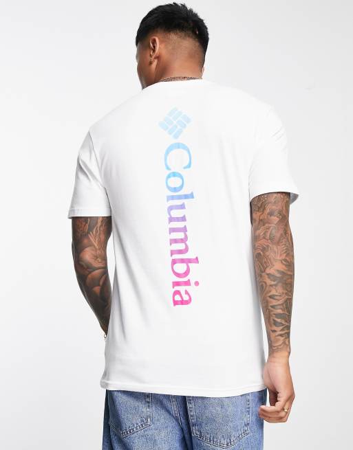 Columbia white cheap t shirt