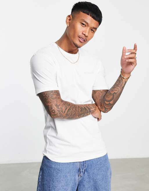 Columbia Unionville back print t-shirt in white Exclusive at ASOS, 2 of 4