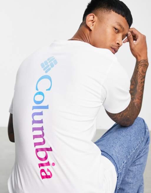 Columbia Unionville back print t-shirt in white Exclusive at ASOS, 3 of 4