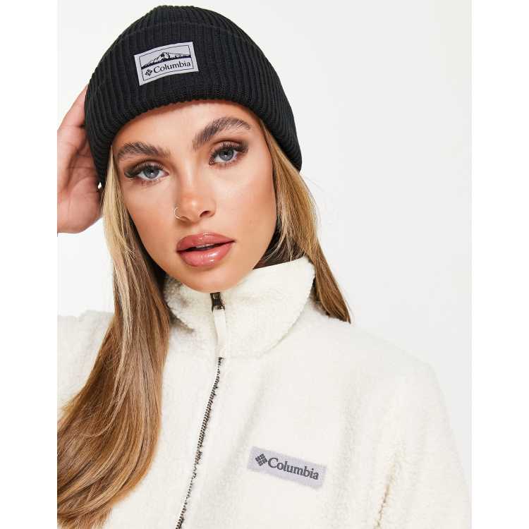 Columbia Unisex Lost Lager II beanie in black | ASOS