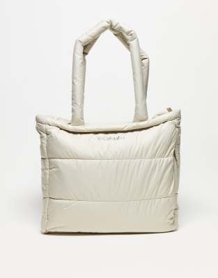 Columbia Unisex Pike Lake tote bag in stone | ASOS