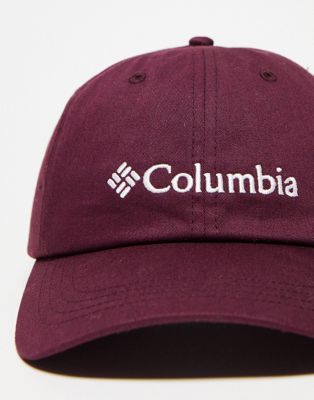 Columbia Unisex ROC II ball cap in burgundy