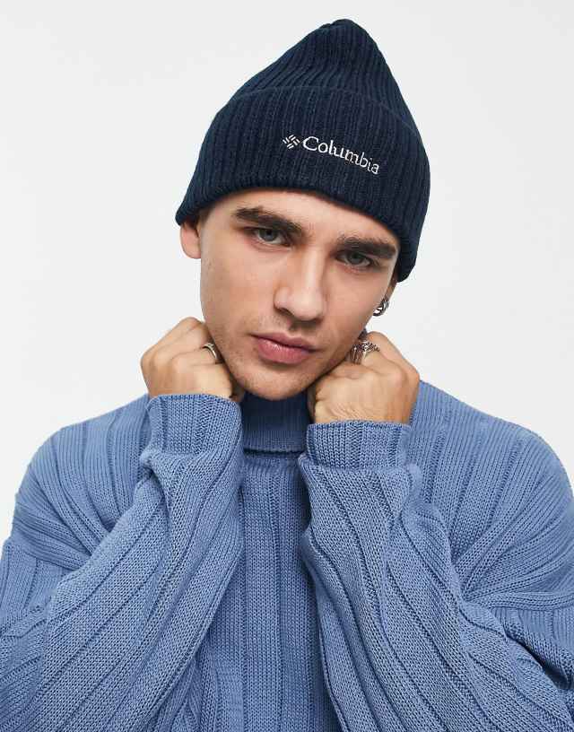 Columbia Watch Cap ribbed beanie in navy