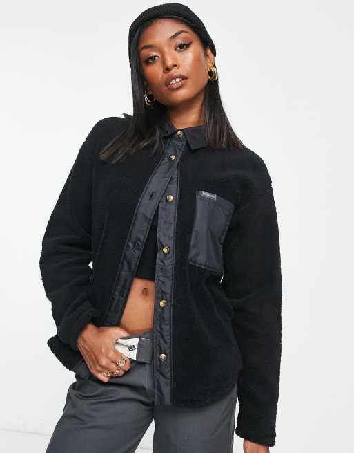 Columbia - West Bend - Camicia giacca nera in pile