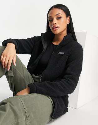 Columbia West Bend full zip fleece in black - ASOS Price Checker