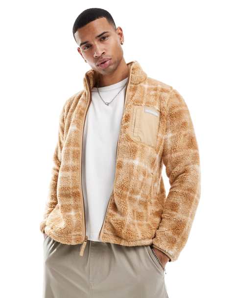Columbia West Bend Print Full Zip in camel - view 1