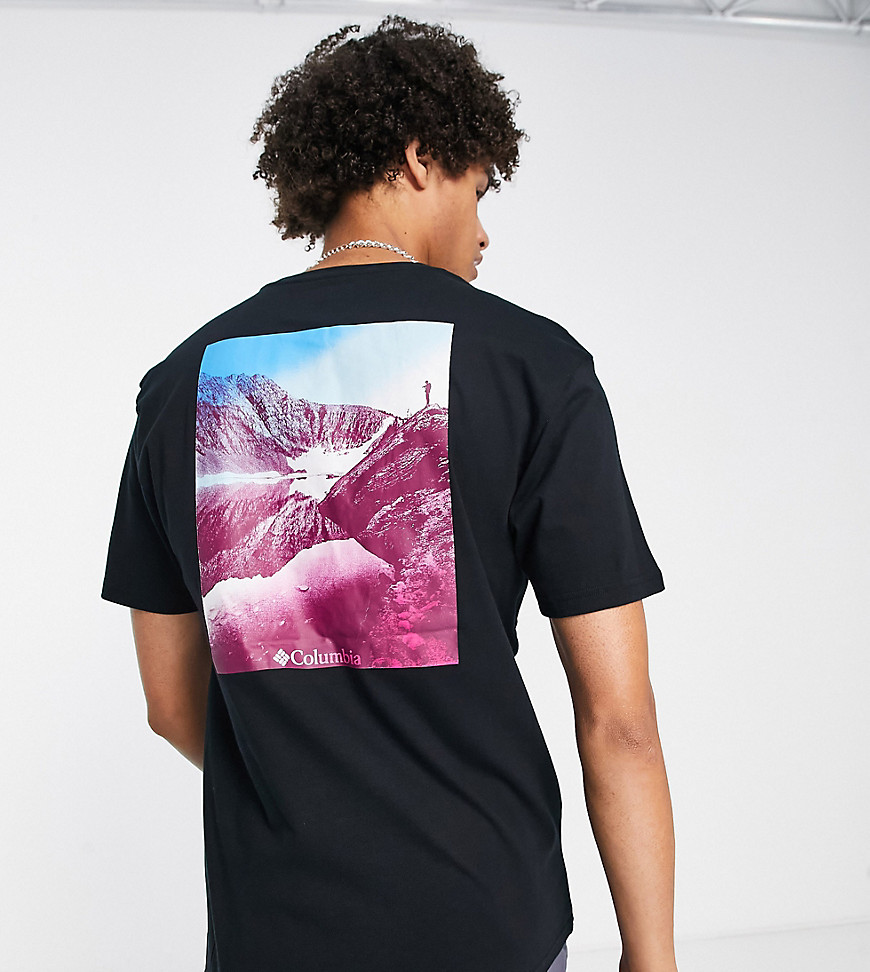Columbia Westhoff back print T-shirt in black Exclusive to ASOS