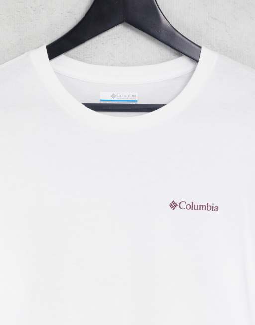 Columbia – Westhoff – Vit t-shirt med tryck baktill - endast hos ASOS , 2 av 4