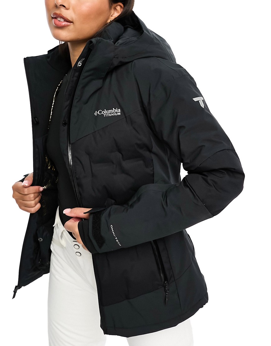 Columbia Wildcard III down ski jacket in black