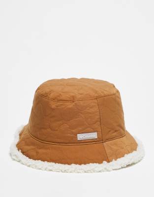 Columbia - Winter Pass - Cappello da pescatore double-face unisex color cuoio con fodera in pile