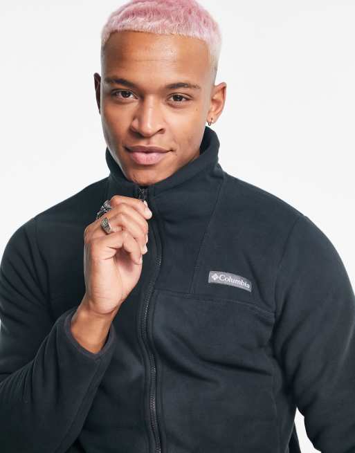 Columbia - Winter Pass - Fleece met rits in zwart met print, 3 van 4