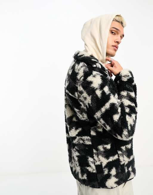 columbia leopard fleece