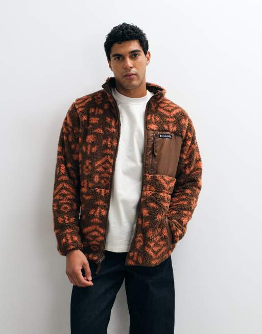Columbia Winter Pass omkeerbare fleece in bruin, 5 van 5