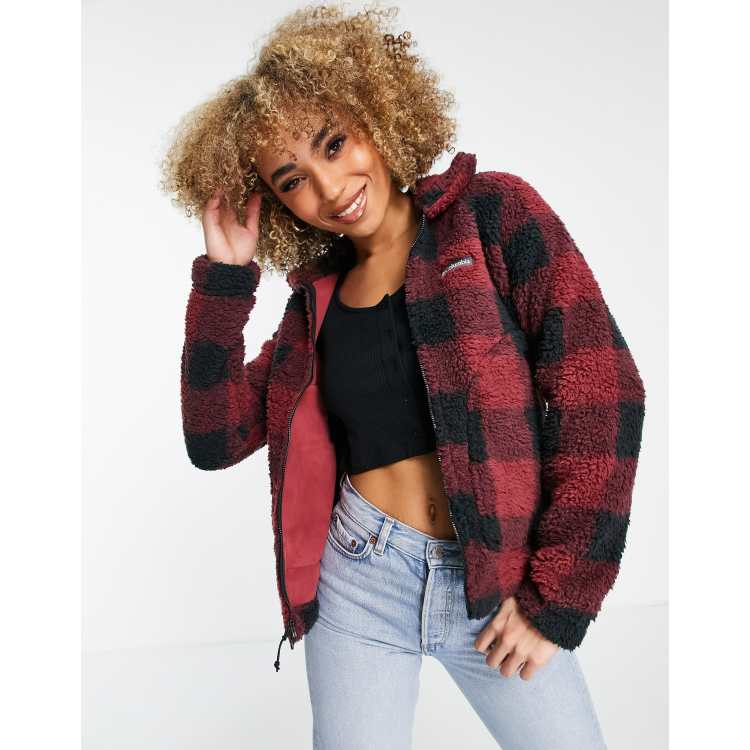 Columbia Sherpa Jacke Kariert Columbia Sherpa Jacke Mit Print Für