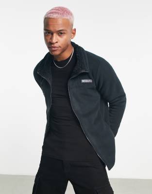 Columbia Winter Pass print full zip fleece in black - ASOS Price Checker