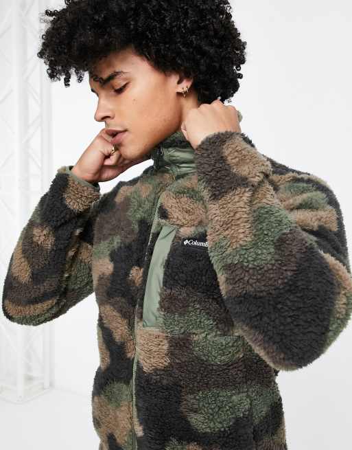 Columbia Winter Pass print full zip fleece in camo