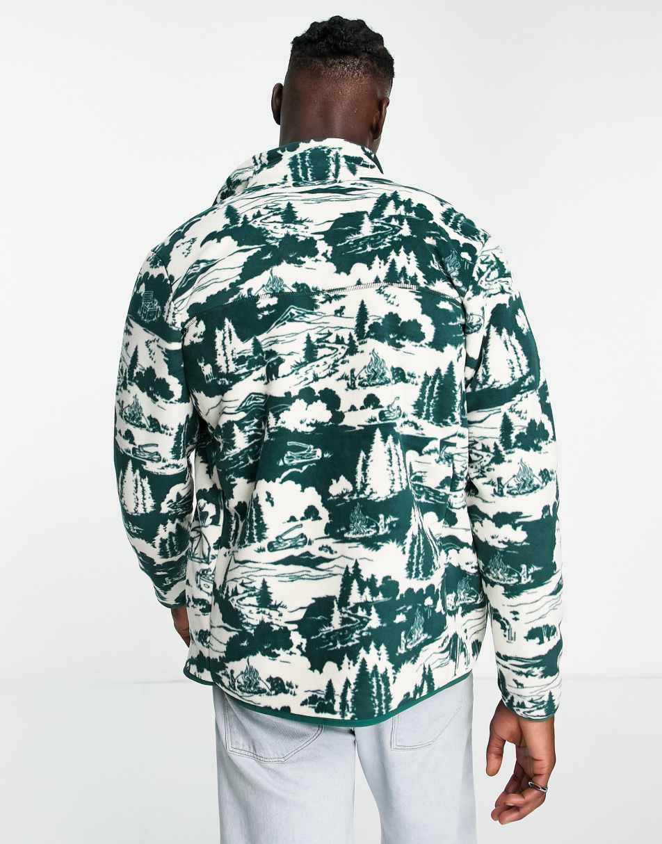 Columbia Winter Pass Print Fleece Green