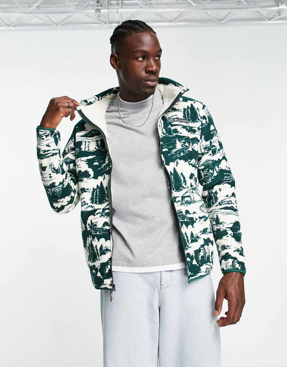 Columbia Winter Pass Print Fleece Green