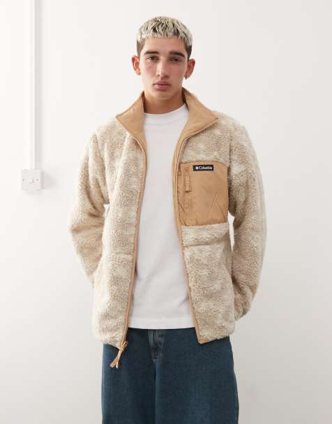 Columbia Winter Pass reversible fleece in brown - view 1