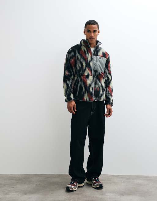 Columbia Winter Pass reversible fleece in multi, 2 of 5