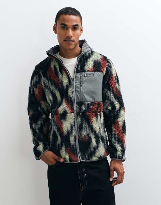 Columbia Winter Pass reversible fleece in multi, 3 of 5