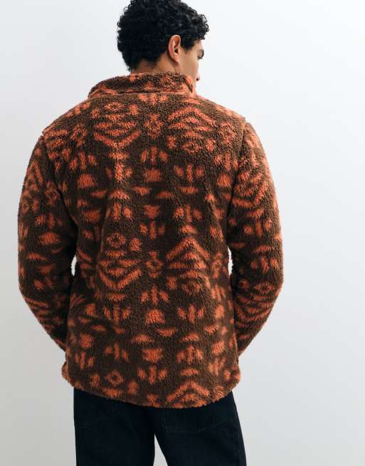 Columbia Winter Pass vendbar fleece i brun, 4 af 5
