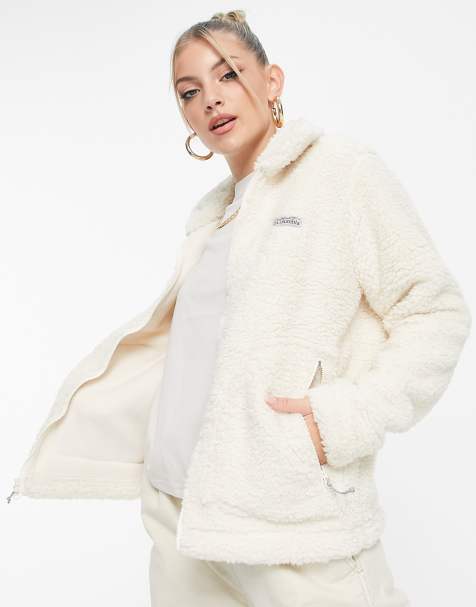 Noel - Sherpa Zip Capuche de ski pour femme - marshmallow