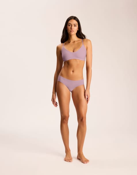 Commando butter bralette in mauve in mauve - LILAC - view 1
