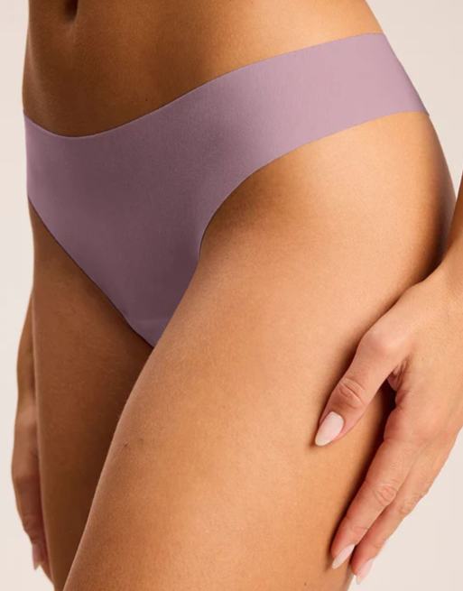 Commando butter thong in mauve in mauve - LILAC, 3 of 4