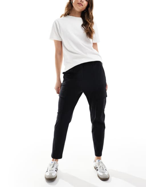 Commando Classic 7/8 utility trouser in black