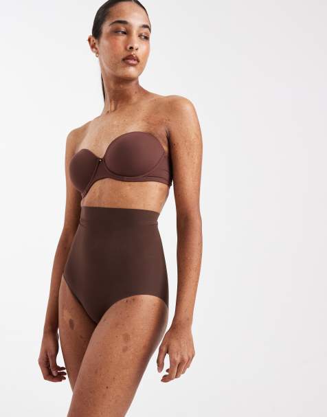 Commando Classic control brief in mocha - view 1