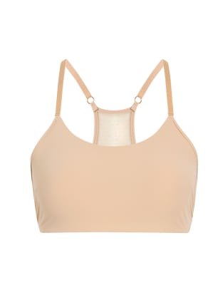 Commando double take lace racerback bralette in beige - NUDE | ASOS