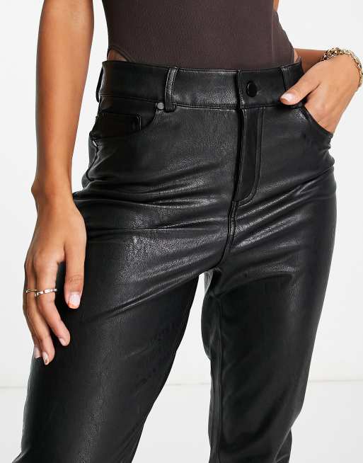 Commando Faux Leather Paperbag Waist Pants – Hand In Pocket