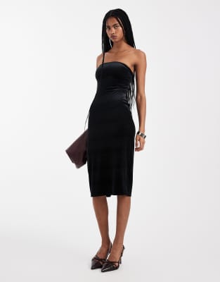 Commando Midi Dress In Black