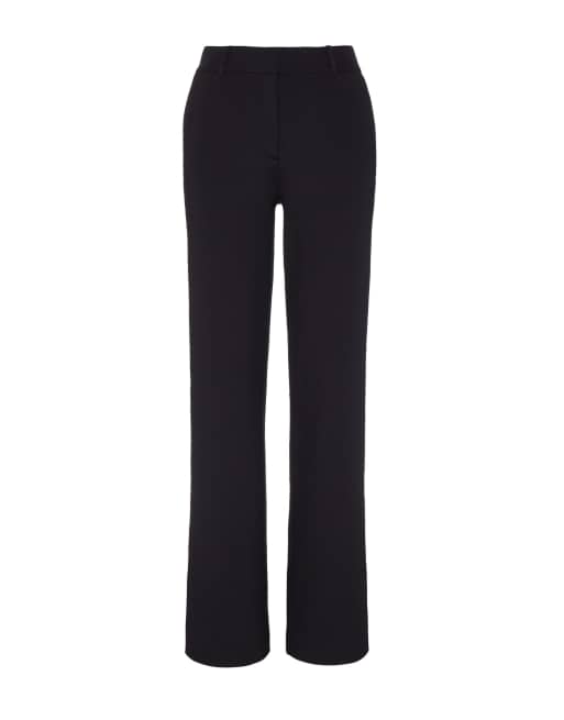Commando neoprene ceo wide leg trouser black in black - BLACK, 3 of 4